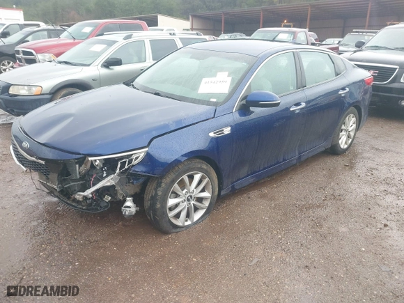 2017 Kia Optima LX with VIN 5XXGT4L37HG125705, listed as a IAAI auction lot 41542959 with 106,819 mi miles. Bid and sale history available at carsss.com. Image 17.