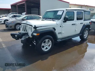 2023 Jeep Wrangler Willys with VIN 1C4HJXDG5PW566145, listed as a IAAI auction lot 41912872 with 50,290 mi miles and . Bid and sale history available at DreamBid. Image 17.