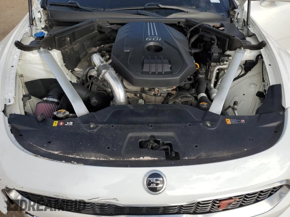 2018 Kia Stinger with VIN KNAE15LA8J6036101, listed as a Copart auction lot 81426844 with 79,504 mi miles and Salvage Title. Bid and sale history available at DreamBid. Image 11.