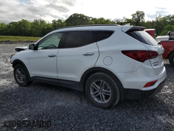 2017 Hyundai Santa Fe 2.4L with VIN 5XYZUDLB0HG471541, listed as a Copart auction lot 55471745 with 112,002 mi miles and Salvage title. Bid and sale history available at DreamBid. Image 2.