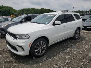 2021 Dodge Durango SXT Plus z VIN 1C4RDJAGXMC522409, wystawiony jako Copart lot #63603705 z przebiegiem 165 131 mil mil oraz Czysty tytuł • Clean title. Historia ofert i sprzedaży dostępna na DreamBid. Obrazek 1.
