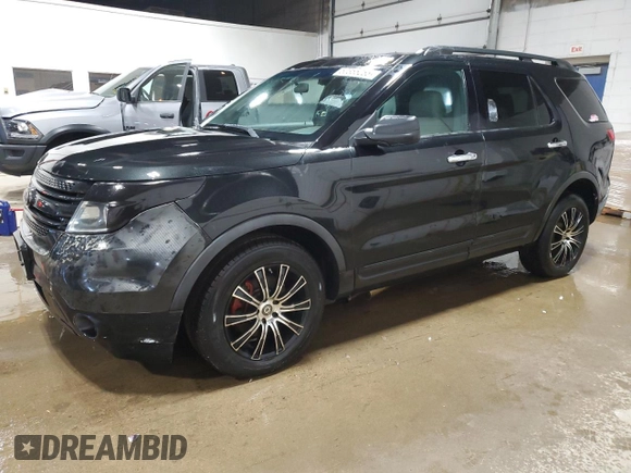 2013 Ford Explorer with VIN 1FM5K8B83DGA36887, listed as a Copart auction lot 50355255 with 185,665 mi miles and Clean Title. Bid and sale history available at carsss.com. Image 1.