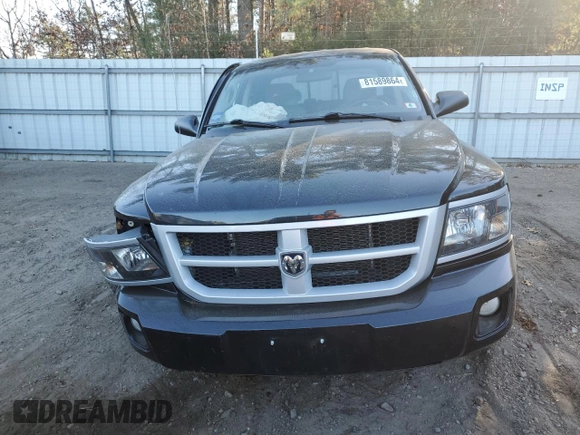 2011 Ram Dakota Bighorn/Lonestar with VIN 1D7RW3GP8BS572084, listed as a Copart auction lot 81589864 with 107,596 mi miles and Salvage Title. Bid and sale history available at carsss.com. Image 5.