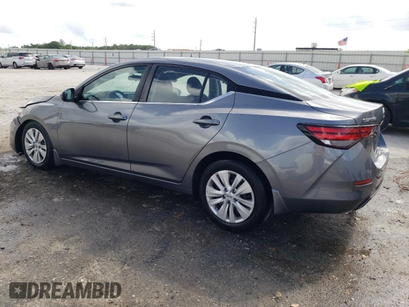 2021 Nissan Sentra S with VIN 3N1AB8BV1MY249282, listed as a Copart auction lot 52685155 with 28,405 mi miles and Non Repairable. Bid and sale history available at DreamBid. Image 2.