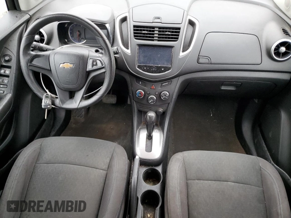 2015 Chevrolet Trax LS with VIN KL7CJKSB9FB247841, listed as a Copart auction lot 71602034 with 124,350 mi miles and Salvage Title. Bid and sale history available at carsss.com. Image 8.