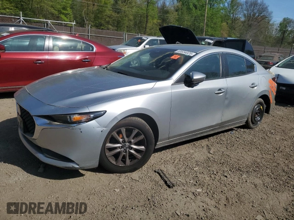 2021 Mazda 3 2.0 with VIN JM1BPAA78M1318809, listed as a Copart auction lot 53634025 with Not Provided miles and Salvage Title. Bid and sale history available at DreamBid. Image 1.