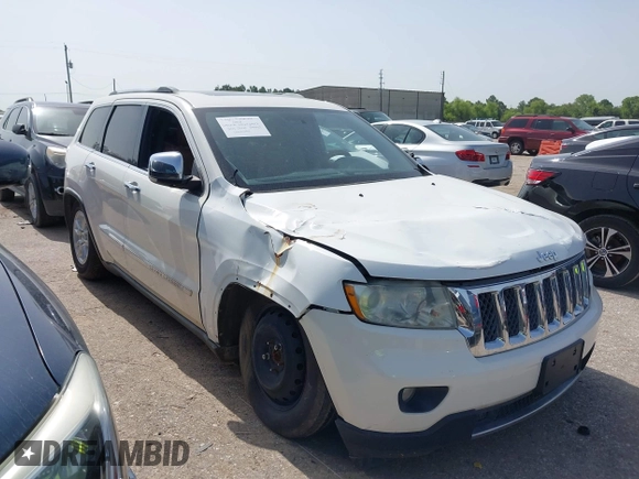 2011 Jeep Grand Cherokee Overland Summit with VIN 1J4RR6GTXBC683854, listed as a IAAI auction lot 42626452 with Not provided miles and . Bid and sale history available at DreamBid. Image 1.