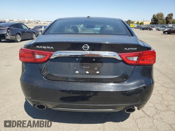 2017 Nissan Maxima SL with VIN 1N4AA6AP5HC440005, listed as a Copart auction lot 56185765 with 62,223 mi miles and Salvage title. Bid and sale history available at DreamBid. Image 6.