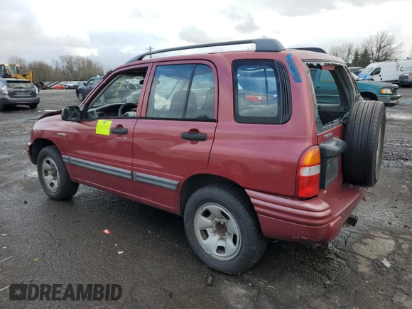 2000 Suzuki Vitara JX z VIN 2S3TD52V9Y6100173, wystawiony jako Copart lot #86200824 z przebiegiem Nie podano mil oraz Szkody całkowita. Historia ofert i sprzedaży dostępna na DreamBid. Obrazek 2.