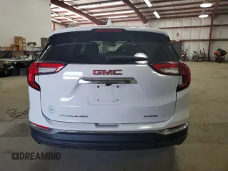 2022 GMC Terrain SLT with VIN 3GKALVEV0NL167115, listed as a Copart auction lot 59292835 with 93,799 mi miles and Salvage title. Bid and sale history available at DreamBid. Image 6.