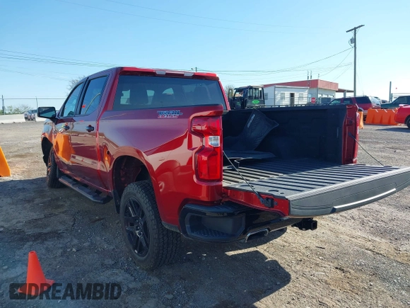 2021 Chevrolet Silverado 1500 LT Trail Boss with VIN 1GCPYFED3MZ381916, listed as a IAAI auction lot 42032978 with 20,734 mi miles and . Bid and sale history available at DreamBid. Image 3.