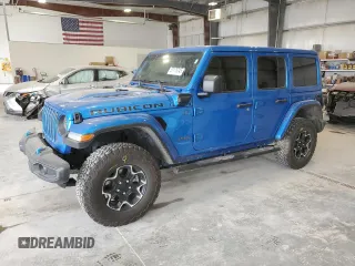 2022 Jeep Wrangler Unlimited Rubicon with VIN 1C4JJXR67NW257792, listed as a Copart auction lot 57178745 with 25,067 mi miles and Salvage title. Bid and sale history available at DreamBid. Image 1.