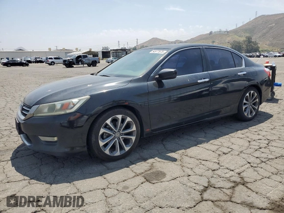 2013 Honda Accord Sport with VIN 1HGCR2F51DA160021, listed as a Copart auction lot 54977675 with 433,336 mi miles and Clean Title. Bid and sale history available at DreamBid. Image 1.