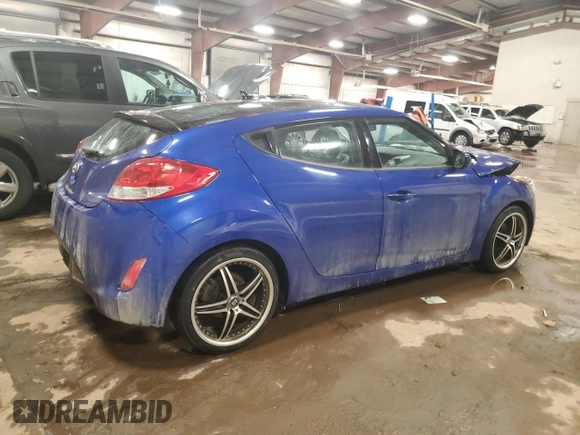 2012 Hyundai Veloster w/Gray Int with VIN KMHTC6AD4CU046982, listed as a Copart auction lot 45426685 with 212,158 mi miles and Clean title. Bid and sale history available at DreamBid. Image 3.