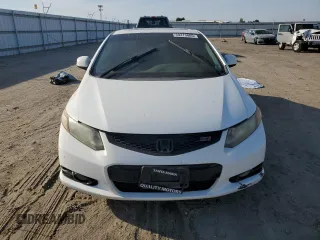 2012 Honda Civic Si with VIN 2HGFG4A58CH701393, listed as a Copart auction lot 60273605 with Not provided miles and Salvage title. Bid and sale history available at DreamBid. Image 5.