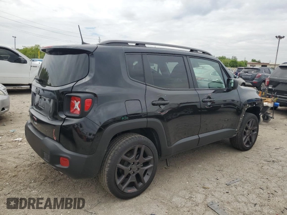 2021 Jeep Renegade 80th Anniversary with VIN ZACNJDBB2MPM96425, listed as a Copart auction lot 58509735 with 20,518 mi miles and Salvage title. Bid and sale history available at DreamBid. Image 3.