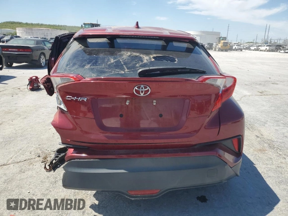 2018 Toyota C-HR XLE with VIN NMTKHMBX5JR059979, listed as a Copart auction lot 53286185 with 39,054 mi miles and Clean Title. Bid and sale history available at carsss.com. Image 6.