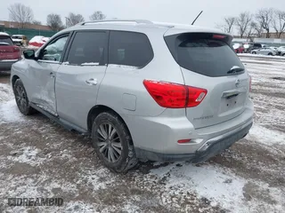 2017 Nissan Pathfinder SV with VIN 5N1DR2MN2HC687013, listed as a IAAI auction lot 41362733 with 129,832 mi miles. Bid and sale history available at carsss.com. Image 3.