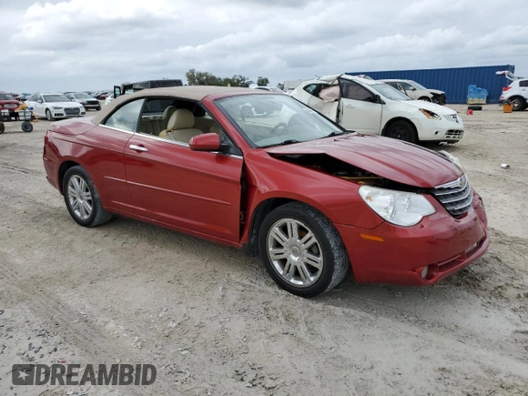 2008 Chrysler Sebring Limited z VIN 1C3LC65M98N634669, wystawiony jako Copart lot #48440025 z przebiegiem 87 629 mil mil oraz Szkody całkowita. Historia ofert i sprzedaży dostępna na DreamBid. Obrazek 4.