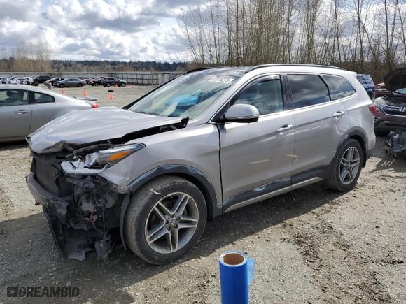 2017 Hyundai Santa Fe Limited Ultimate with VIN KM8SRDHF1HU240527, listed as a Copart auction lot 49516275 with 74,641 mi miles and Salvage Title. Bid and sale history available at carsss.com. Image 1.