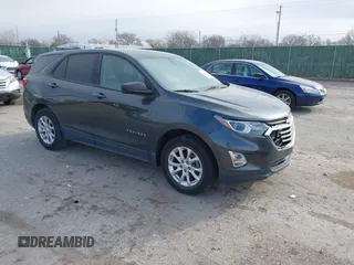 2019 Chevrolet Equinox LS with VIN 3GNAXHEV2KS564335, listed as a IAAI auction lot 41707806 with 131,694 mi miles and . Bid and sale history available at carsss.com. Image 1.