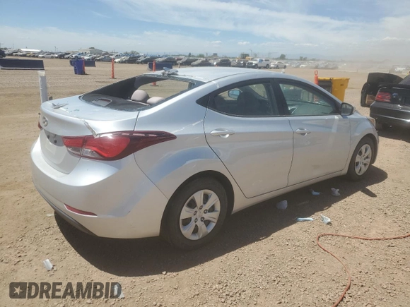 2016 Hyundai Elantra SE z VIN 5NPDH4AE0GH703610, wystawiony jako Copart lot #63573935 z przebiegiem 244 839 mil mil oraz Czysty tytuł • Clean title. Historia ofert i sprzedaży dostępna na DreamBid. Obrazek 3.