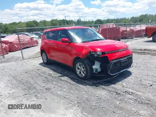 2023 Kia Soul LX with VIN KNDJ23AU7P7217855, listed as a IAAI auction lot 42191798 with 44,347 mi miles and . Bid and sale history available at DreamBid. Image 1.