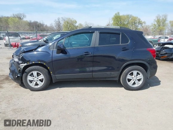 2022 Chevrolet Trax LT with VIN KL7CJPSM7NB568709, listed as a IAAI auction lot 42061802 with 28,995 mi miles and . Bid and sale history available at DreamBid. Image 15.