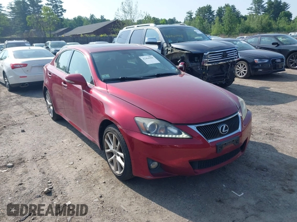 2013 Lexus IS 250 with VIN JTHCF5C28D5063750, listed as a IAAI auction lot 42464900 with 154,835 mi miles and . Bid and sale history available at DreamBid. Image 13.