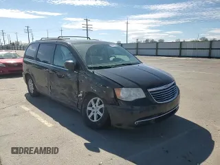 2013 Chrysler Town & Country Touring with VIN 2C4RC1BGXDR584370, listed as a Copart auction lot 50435755 with 134,299 mi miles and Salvage Title. Bid and sale history available at carsss.com. Image 11.