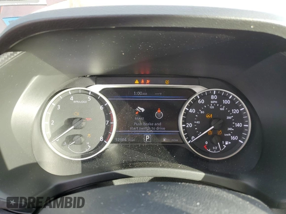 2020 Nissan Sentra SV with VIN 3N1AB8CV8LY313301, listed as a Copart auction lot 49721615 with 52,904 mi miles and Salvage Title. Bid and sale history available at carsss.com. Image 9.