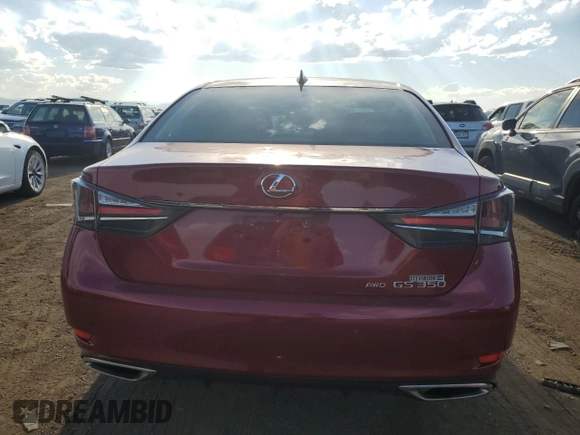 2016 Lexus GS 350 with VIN JTHCZ1BL1GA002469, listed as a Copart auction lot 64817064 with 88,148 mi miles and Non Repairable. Bid and sale history available at carsss.com. Image 6.