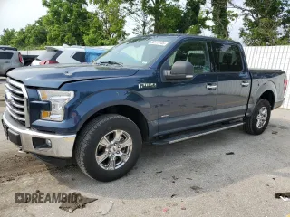 2016 Ford F-150 XLT with VIN 1FTEW1EP6GKF98531, listed as a Copart auction lot 60117745 with 115,517 mi miles and Salvage title. Bid and sale history available at DreamBid. Image 1.