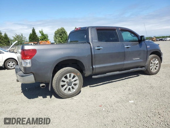 2012 Toyota Tundra 4WD Truck LTD with VIN 5TFHY5F15CX256557, listed as a Copart auction lot 58452704 with 128,640 mi miles and Salvage Title. Bid and sale history available at carsss.com. Image 3.