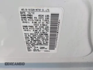 2013 Nissan Rogue SL with VIN JN8AS5MV5DW622490, listed as a IAAI auction lot 41260944 with 110,175 mi miles and . Bid and sale history available at DreamBid. Image 9.