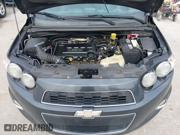 2014 Chevrolet Sonic LTZ with VIN 1G1JE5SB1E4200234, listed as a IAAI auction lot 41850396 with 173,324 mi miles. Bid and sale history available at carsss.com. Image 10.
