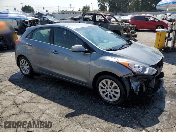 2016 Hyundai Elantra GT with VIN KMHD35LH5GU318038, listed as a Copart auction lot 71094194 with 104,377 mi miles and Salvage Title. Bid and sale history available at carsss.com. Image 4.