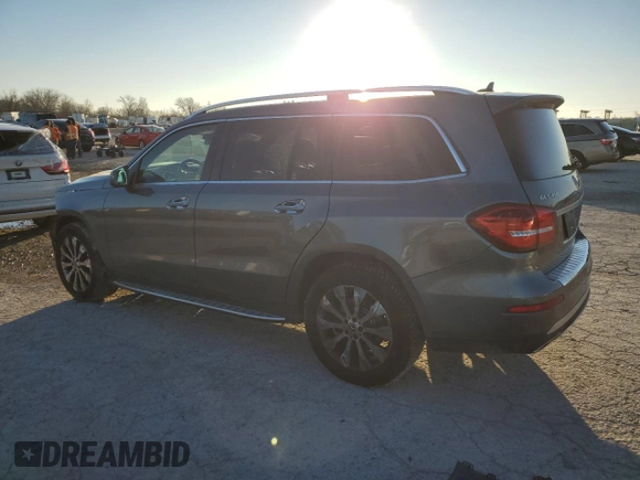 2018 Mercedes-Benz GLS 450 with VIN 4JGDF6EE7JB182613, listed as a Copart auction lot 40455274 with 86,606 mi miles and . Bid and sale history available at DreamBid. Image 2.