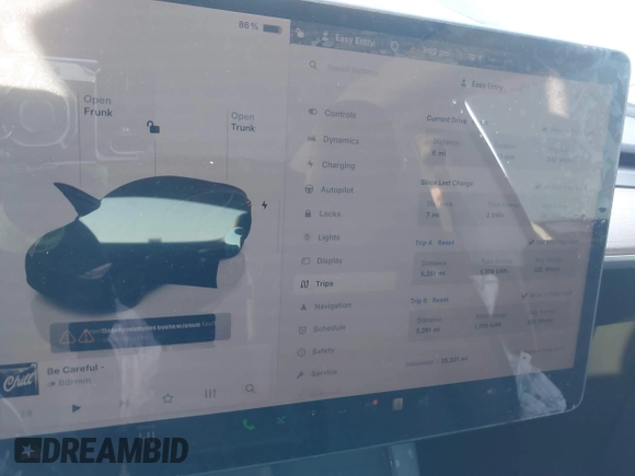 2024 Tesla Model Y Long Range with VIN 7SAYGDEEXRA216186, listed as a IAAI auction lot 41106653 with 25,331 mi miles and . Bid and sale history available at DreamBid. Image 7.