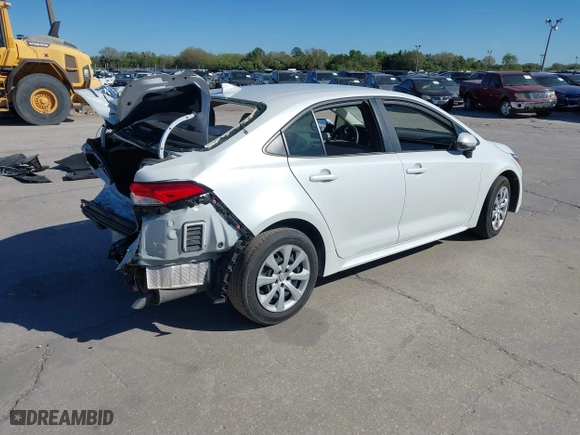 2024 Toyota Corolla Hybrid LE with VIN JTDBCMFE7R3050089, listed as a IAAI auction lot 41737082 with 39,106 mi miles. Bid and sale history available at carsss.com. Image 4.