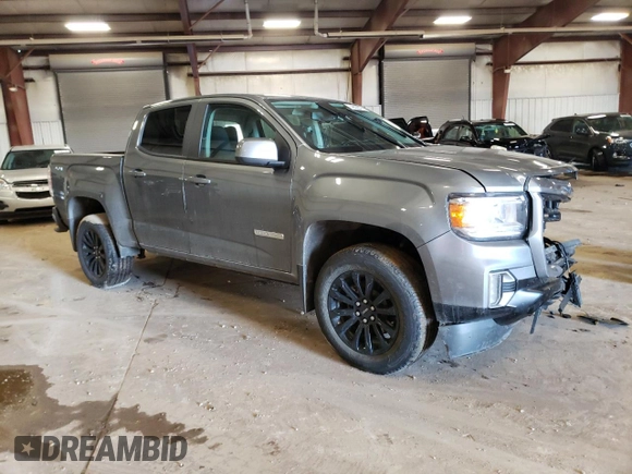 2022 GMC Canyon 4WD Elevation with VIN 1GTG6CEN8N1225500, listed as a Copart auction lot 46028785 with 42,377 mi miles and Clean Title. Bid and sale history available at DreamBid. Image 4.