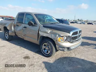 2004 Dodge 1500 SLT with VIN 1D7HU18D14S573218, listed as a IAAI auction lot 42130263 with 137,589 mi miles. Bid and sale history available at carsss.com. Image 1.