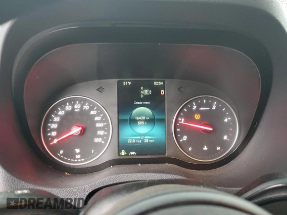 2024 Mercedes-Benz Sprinter with VIN W1Y4KDHY0RT167205, listed as a Copart auction lot 83972734 with 16,438 mi miles and Salvage Title. Bid and sale history available at DreamBid. Image 9.
