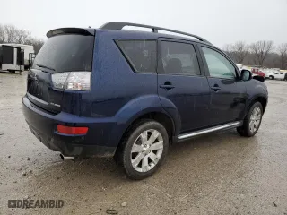 2010 Mitsubishi Outlander SE with VIN JA4AS3AW3AZ009561, listed as a Copart auction lot 47609525 with 112,961 mi miles and Salvage Title. Bid and sale history available at carsss.com. Image 3.