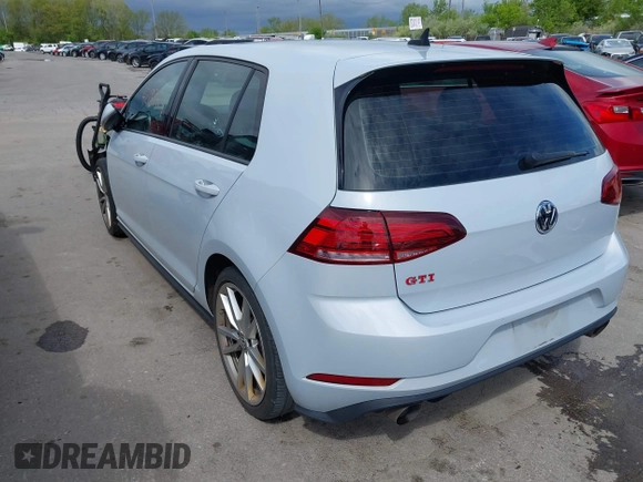 2019 Volkswagen GTI S z VIN 3VW5T7AU8KM038287, wystawiony jako IAAI lot #42189424 z przebiegiem 62 098 mil mil oraz . Historia ofert i sprzedaży dostępna na DreamBid. Obrazek 3.