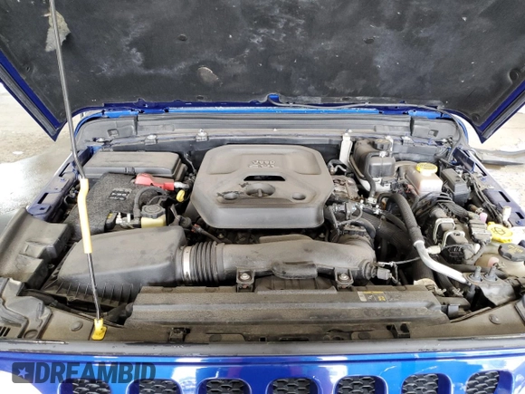 2018 Jeep Wrangler Unlimited Sport S with VIN 1C4HJXDN9JW187039, listed as a Copart auction lot 64260015 with 40,361 mi miles and Salvage title. Bid and sale history available at DreamBid. Image 12.