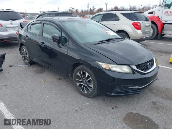 2015 Honda Civic EX z VIN 19XFB2F80FE025767, wystawiony jako IAAI lot #41461783 z przebiegiem Nie podano mil oraz . Historia ofert i sprzedaży dostępna na DreamBid. Obrazek 1.