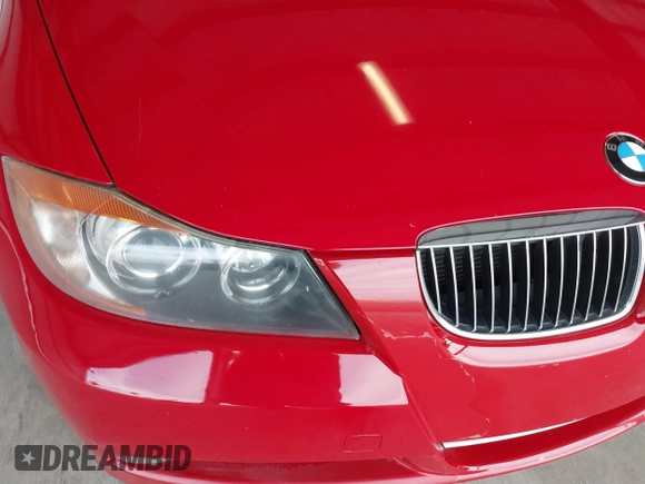 2007 BMW 3 Series 335i with VIN WBAVB73587P100572, listed as a IAAI auction lot 41409539 with 124,650 mi miles. Bid and sale history available at carsss.com. Image 6.