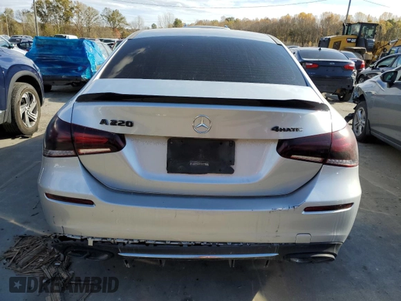 2020 Mercedes-Benz A 220 with VIN W1K3G4FB1LJ219336, listed as a Copart auction lot 78887214 with 88,221 mi miles and Salvage Title. Bid and sale history available at DreamBid. Image 6.