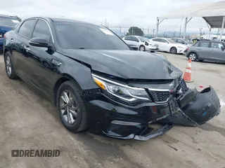 2019 Kia Optima LX with VIN 5XXGT4L38KG335561, listed as a IAAI auction lot 42067497 with 79,064 mi miles and . Bid and sale history available at DreamBid. Image 1.
